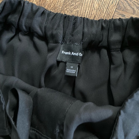 Frank & Oak high waist black tencel trousers - Picture 7 of 9
